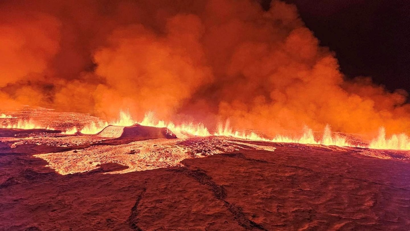 Vulkanausbruch auf Island (Foto: Reuters, Civil Protection of Iceland)