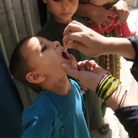 Polio-Impfung in Afghanistan