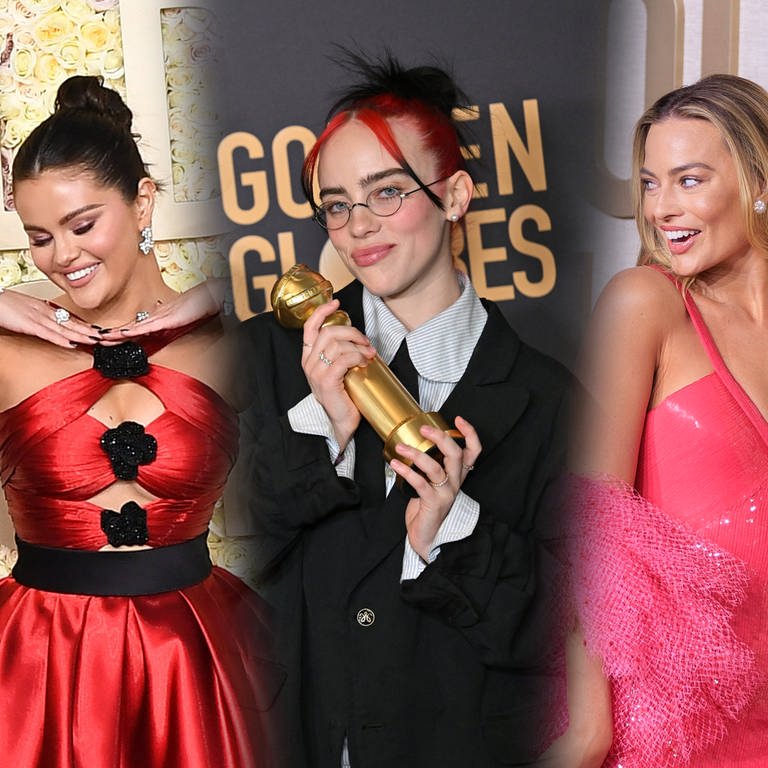 Bei den Golden Globes 2024 gab es wieder heiße Outfits ohne Ende. Das sind unsere Top 5!