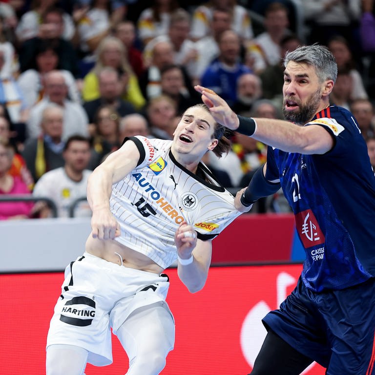 Deutschland und Frankreich bei Handball-EM (Foto: dpa Bildfunk, picture alliance/dpa | Andreas Gora)