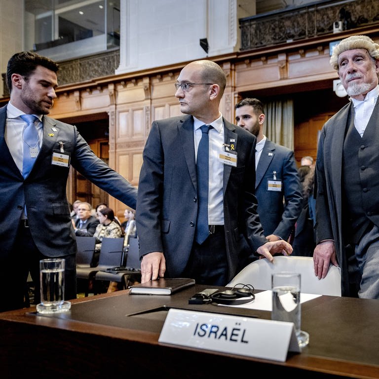 Verkündung zum Eilantrag der Klage gegen Israel