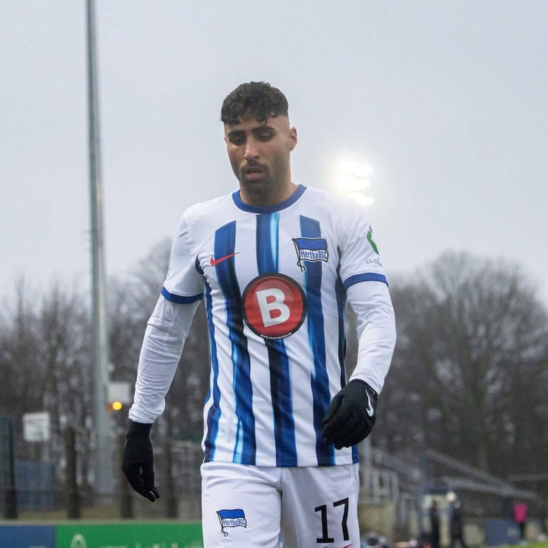 Nader El-Jindaoui steht aktuell bei der zweiten Mannschaft von Hertha BSC unter Vertrag. (Foto: IMAGO, IMAGO / Matthias Koch)