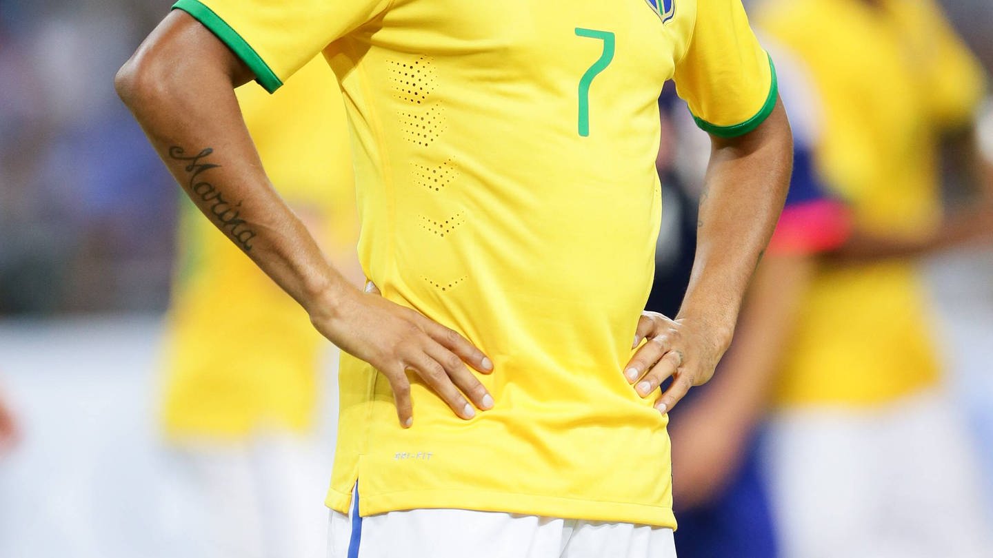 Ex-Nationalspieler Robinho beim Länderspiel von Brasilien in 2014. (Foto: IMAGO, AFLOSPORT)