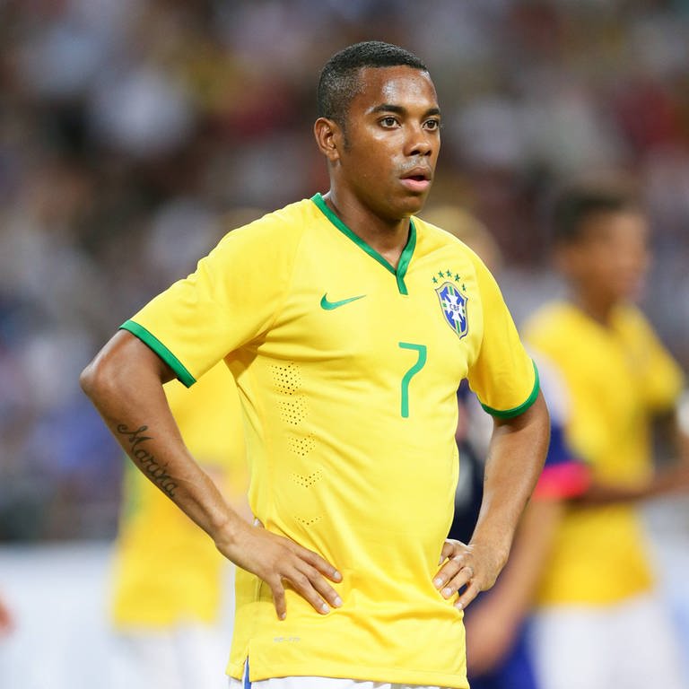 Ex-Nationalspieler Robinho beim Länderspiel von Brasilien in 2014. (Foto: IMAGO, AFLOSPORT)
