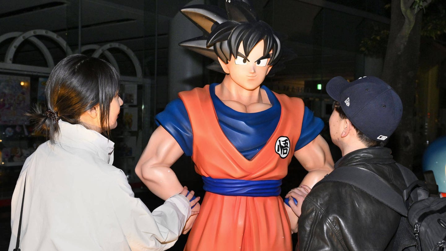 Dragon Ball Statue Son-Goku (Foto: IMAGO, IMAGO / Kyodo News)