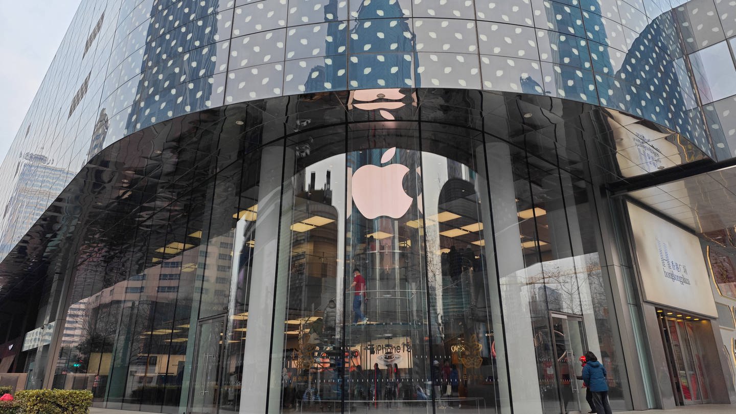 Apple Flagshipstore (Foto: IMAGO, Symbolbild IMAGO / NurPhoto)