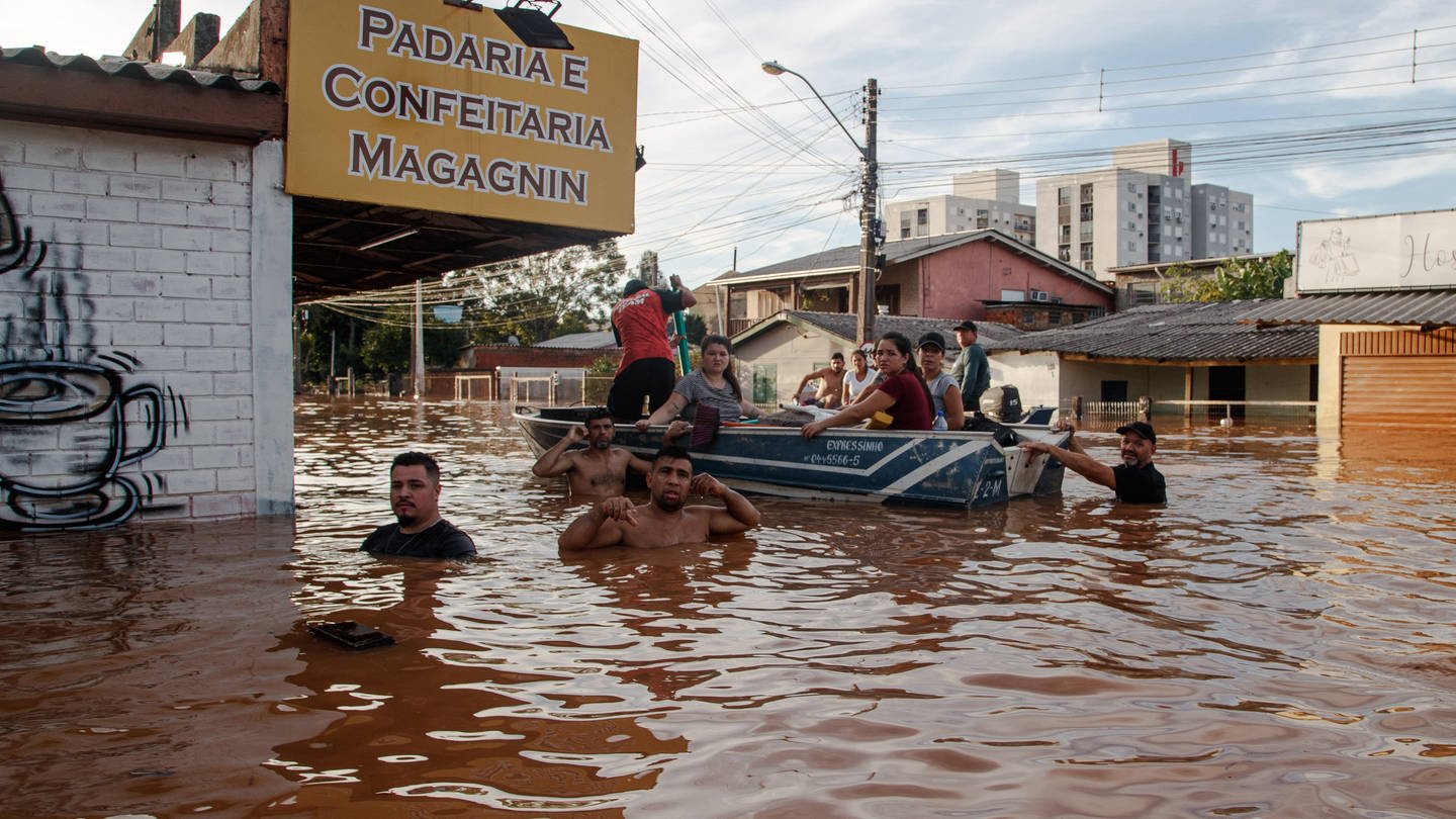 Überschwemmungen in Brasilien: Mehr als hundert Tote nach extremem Regen im Süden des Landes (Foto: IMAGO, IMAGO / Xinhua)