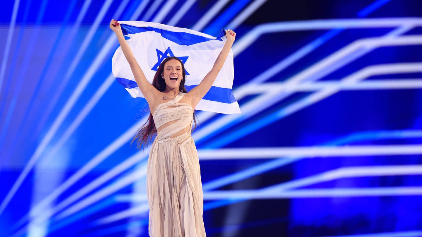 ESC 2024 in Malmö: Eden Golan, Sängerin aus Israel wird bei ihrem Auftritt ausgebuht (Foto: IMAGO, IMAGO / TT)