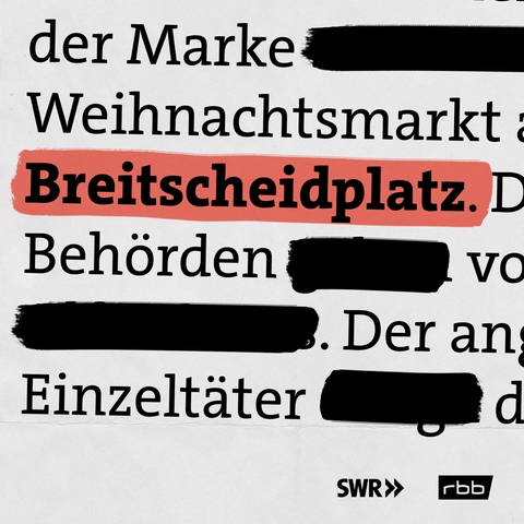 Ausschnitt aus Akte, das Wort Breitscheidplatz ist rot markiert (Foto: SWR DASDING)