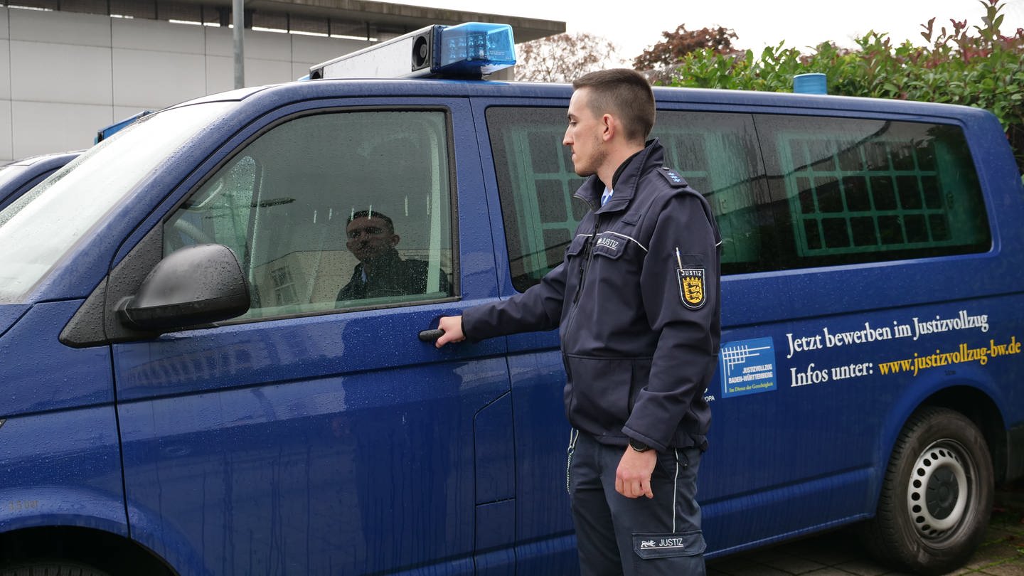 Gefangenentransport Justizvollzugsanstalt Stammheim (Foto: DASDING)