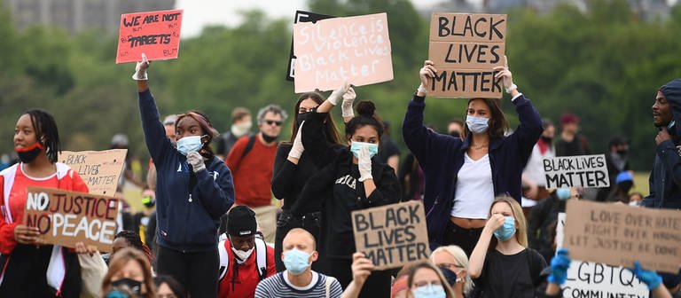 Black Lives Matter-Bewegung (Foto: dpa Bildfunk, picture alliance/Victoria Jones/PA Wire/dpa)