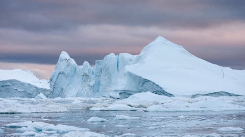 Ilulissat-Eisfjord an der Westküste Grönlands (Foto: IMAGO, imago images/UIG)