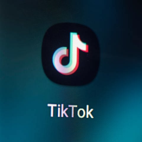 TikTok-App auf einem Screen (Foto: DASDING, dpa Bildfunk, picture alliance/dpa | Fabian Sommer)