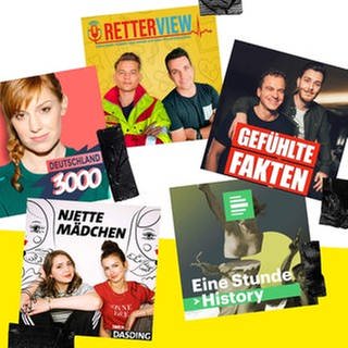 SWR-Podcastfestival in Mannheim Cover von Deutschland 3000, njette Mädchen, Retterview (Foto: DASDING)