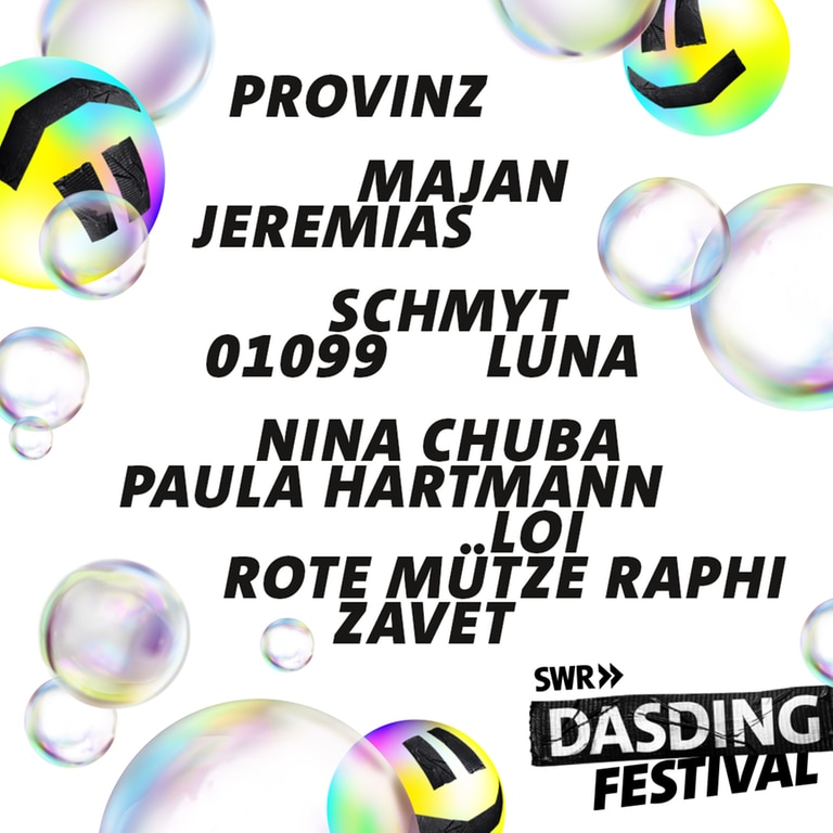 DASDING Festival Line-Up (Foto: SWR DASDING)
